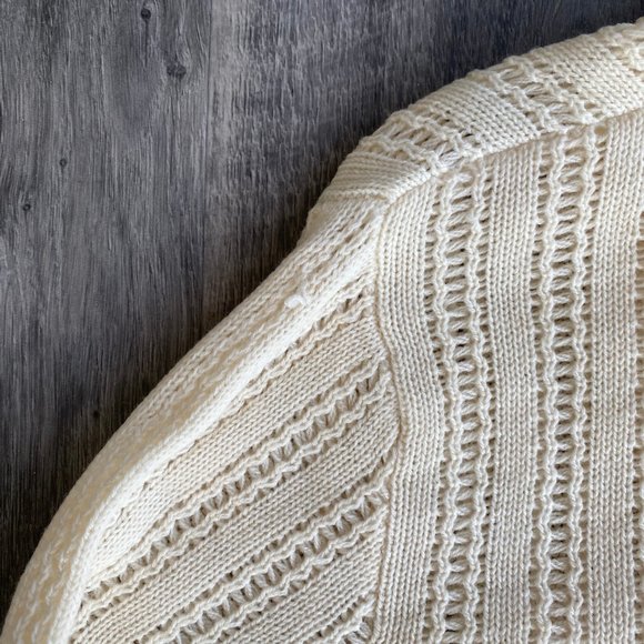 1960's to 70's Vintage Adee of California White Sweater - Picture 7 of 10